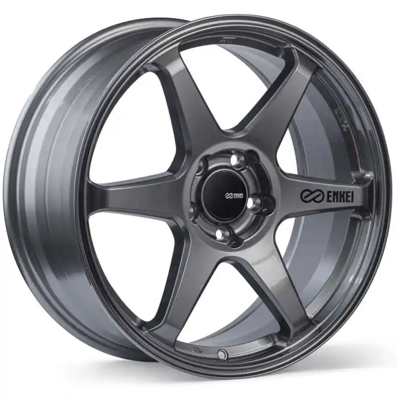 Affordable Enkei T6R 18x8.5 45mm Offset 5x100 Bolt Pattern 72.6 Bore Gloss Gunmetal Wheel