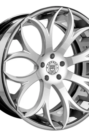 Wholesale 21" Lexani Forged Wheels LZ-771 Radon Brushed Face with Chrome Lip Rims