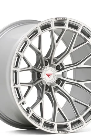 20" Ferrada Wheels F8-FR12 Machined Silver Flow Formed Rims Weekend Sale