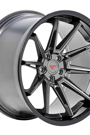 Big Sale 19" Ferrada Wheels CM2 Custom Matte Graphite with Gloss Black Lip Rims