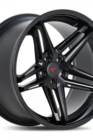Buy Direct 19" Ferrada Wheels CM1 Matte Black with Gloss Black Lip Rims