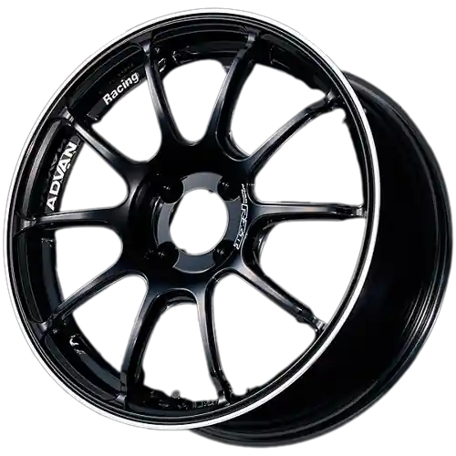 Advan RZ II 5x100 18x7.5+50 Racing Gloss Black and Ring Professional Grade