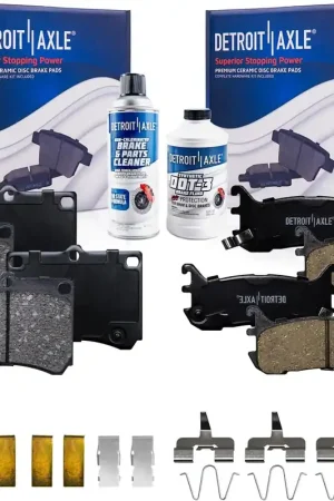 6pc Front & Rear Ceramic Brake Pads Kit Final Sale