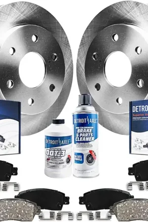 10pc Front & Rear Disc Rotors and Ceramic Brake Pads Kit Price Cut