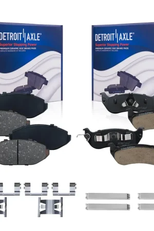4pc Front & Rear Ceramic Brake Pads Kit Price Cut