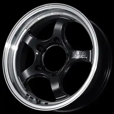 Advan RG-D2 18x10.5 / +24 Offset / 5-114.3 / 73mm Bore / Machining & Black Gunmetallic - YAT8L24EBG Must Have
